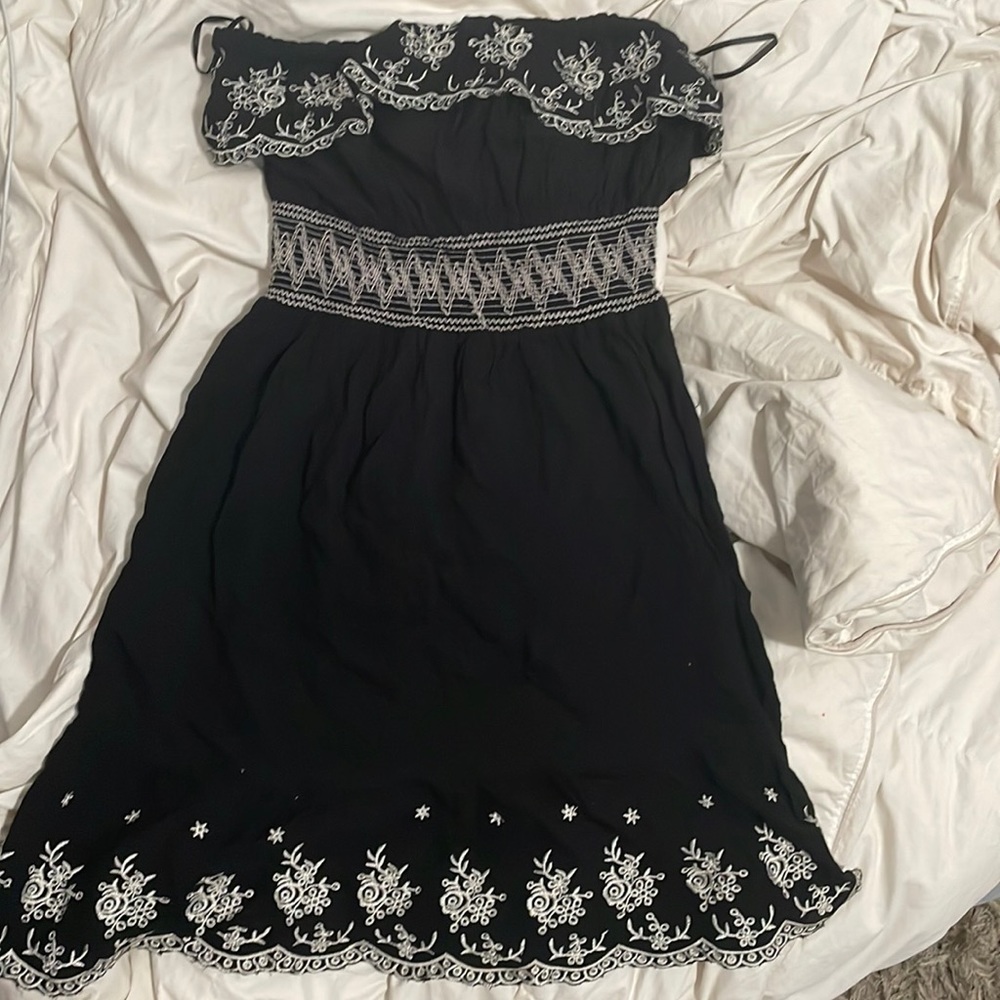 Women’s S American Rag black strapless dress